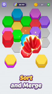 اسکرین شات 2 بازی Hexa Sorting Puzzle