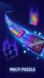 اسکرین شات بازی Tic Tac Toe - XO Glow 3