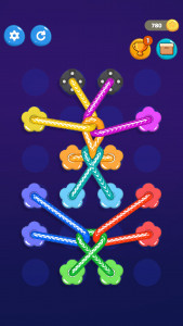 اسکرین شات بازی Tangled Line 3D: Knot Twisted 5