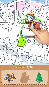 اسکرین شات 1 بازی Sticker Book: Coloring Puzzle