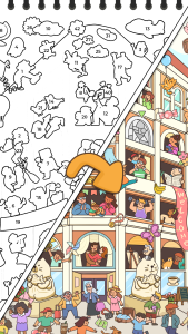 اسکرین شات 2 بازی Sticker Book: Coloring Puzzle