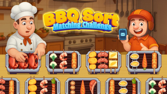 اسکرین شات 1 بازی BBQ Sort: Matching Challenge