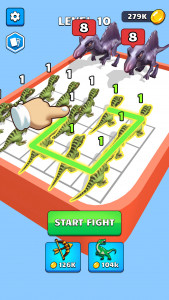اسکرین شات بازی Dinosaur Merge Master Battle 2