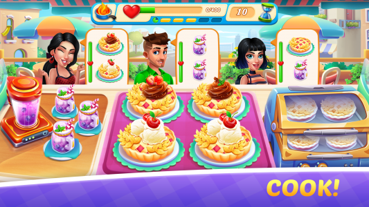 اسکرین شات بازی Cooking Train - Food Games 1