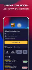 اسکرین شات 4 برنامه FC Barcelona Tickets
