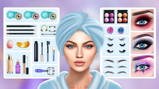 اسکرین شات بازی ASMR Eye Art: Eye Makeup Game 2