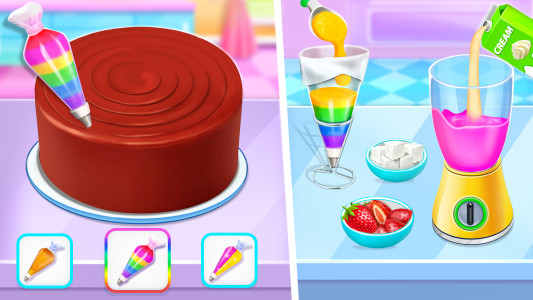 اسکرین شات 5 بازی Cake Maker: Cooking Cake Games