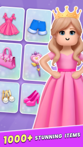 اسکرین شات 1 بازی Dress Up Doll: Fashion Games