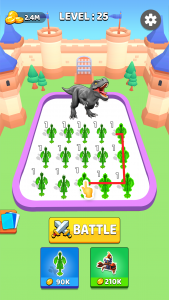 اسکرین شات 5 بازی Merge Monster: Dinosaur Games