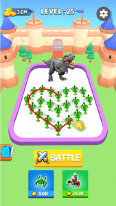 اسکرین شات 4 بازی Monster Merge Dinosaur Games