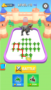 اسکرین شات 5 بازی Monster Merge Dinosaur Games