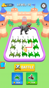 اسکرین شات 3 بازی Merge Monster: Dinosaur Games