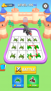 اسکرین شات 1 بازی Merge Monster: Dinosaur Games