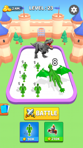 اسکرین شات 4 بازی Merge Monster: Dinosaur Games