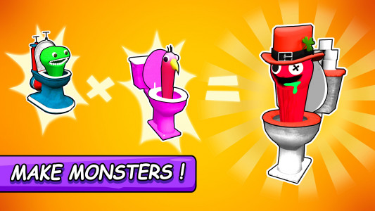 اسکرین شات بازی Toilet Monster Merge Battle 5