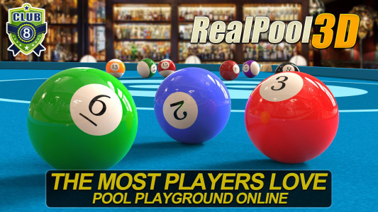 اسکرین شات بازی Real Pool 3D Online 8Ball Game 1