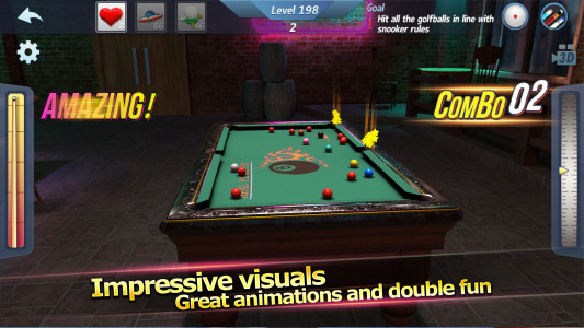 اسکرین شات 2 بازی Real Pool 3D : Road to Star