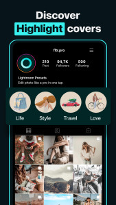 اسکرین شات 7 برنامه Presets for Lightroom — FLTR