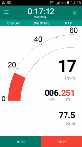 اسکرین شات 1 برنامه Bike Computer - Cycling Tool