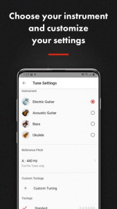 اسکرین شات برنامه Fender Guitar Tuner 8