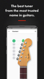 اسکرین شات برنامه Fender Guitar Tuner 1