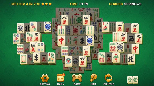 اسکرین شات بازی Mahjong 6