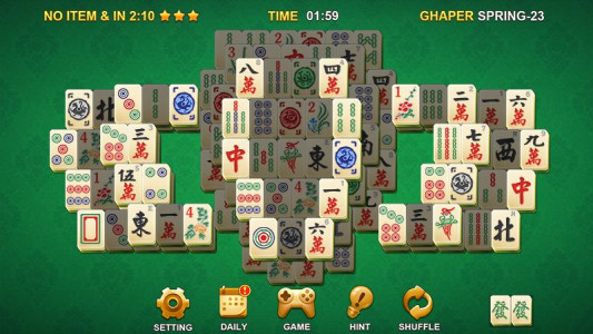 اسکرین شات 6 بازی Mahjong
