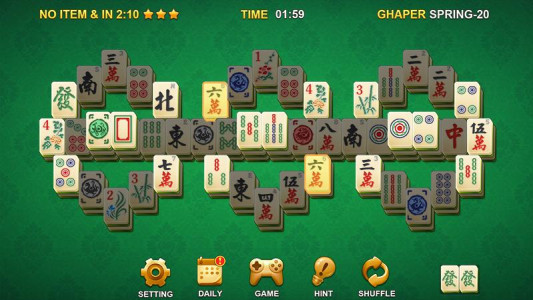 اسکرین شات بازی Mahjong 7