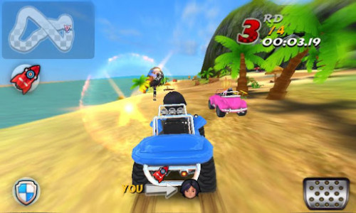 اسکرین شات بازی Kart Racer 3D 4