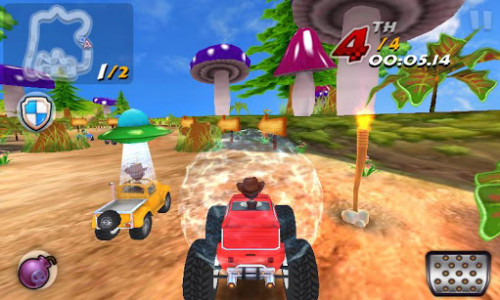اسکرین شات بازی Kart Racer 3D 2