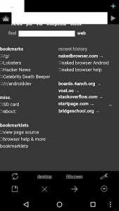 اسکرین شات برنامه Naked Browser web browser 1