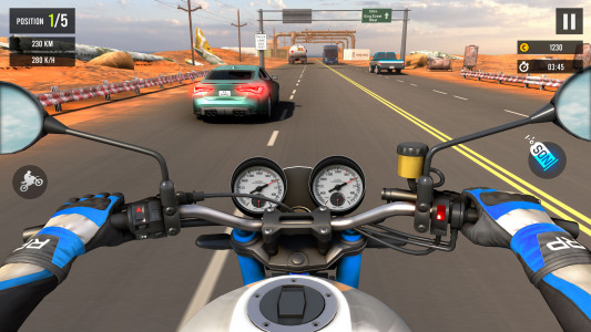 اسکرین شات بازی Moto Traffic Bike Race Game 3d 5