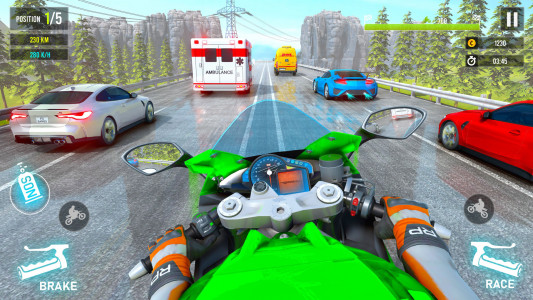 اسکرین شات بازی Moto Traffic Bike Race Game 3d 4