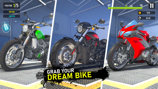 اسکرین شات بازی Moto Traffic Bike Race Game 3d 2