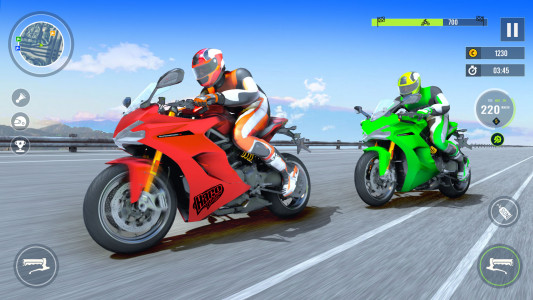 اسکرین شات بازی Moto Traffic Bike Race Game 3d 2