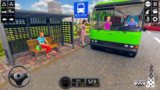 اسکرین شات 3 بازی Bus Simulator Driving Games 3D