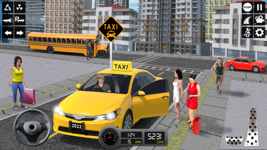 اسکرین شات بازی Taxi Simulator 3d Taxi Sim 4