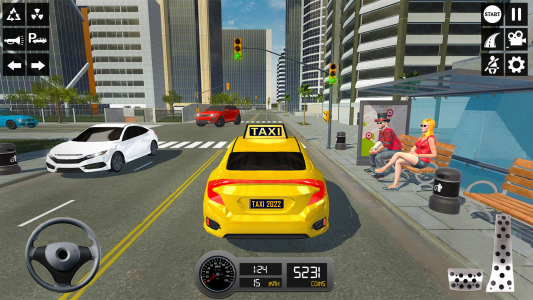 اسکرین شات بازی Taxi Simulator 3d Taxi Sim 2