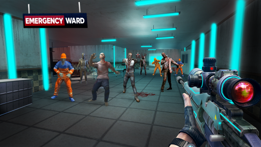 اسکرین شات بازی Zombie Games 3D Sniper Shooter 1