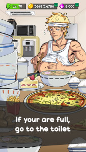 اسکرین شات 3 بازی Food Fighter Clicker | Mukbang