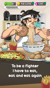 اسکرین شات 1 بازی Food Fighter Clicker Games