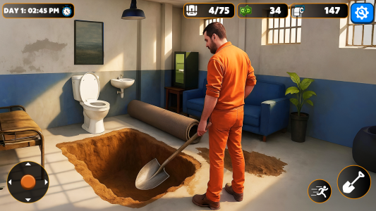اسکرین شات 1 بازی Prison Escape: Dig Out Journey