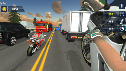 اسکرین شات بازی Endless Moto Traffic Racer 3D 2