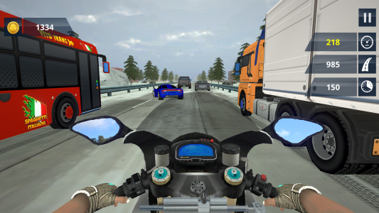 اسکرین شات بازی Endless Moto Traffic Racer 3D 1