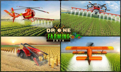 اسکرین شات بازی Flying Drone Farming Air Plane 6
