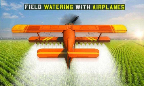 اسکرین شات بازی Flying Drone Farming Air Plane 3