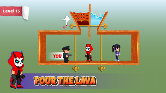 اسکرین شات 2 بازی Pin pull girl puzzle game