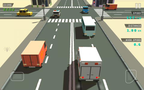 اسکرین شات بازی Blocky Traffic Racer 2
