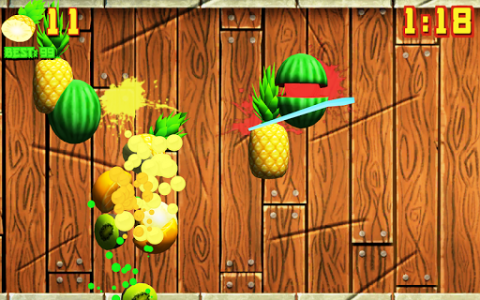 اسکرین شات بازی Fruity Slicer 3