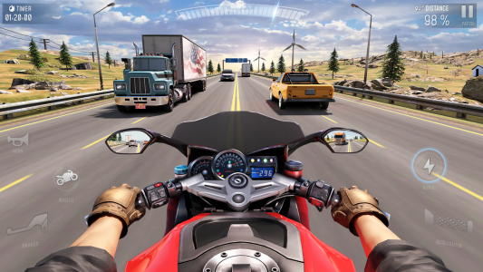 اسکرین شات بازی Rider 3D Bike Racing Games 1